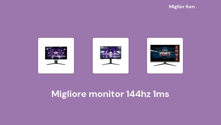 50 Migliore monitor 144hz 1ms in 2022 [Basato su 777 recensioni]